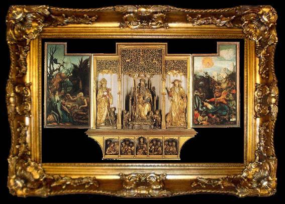 framed  Matthias Grunewald Isenheim Altarpiece, ta009-2